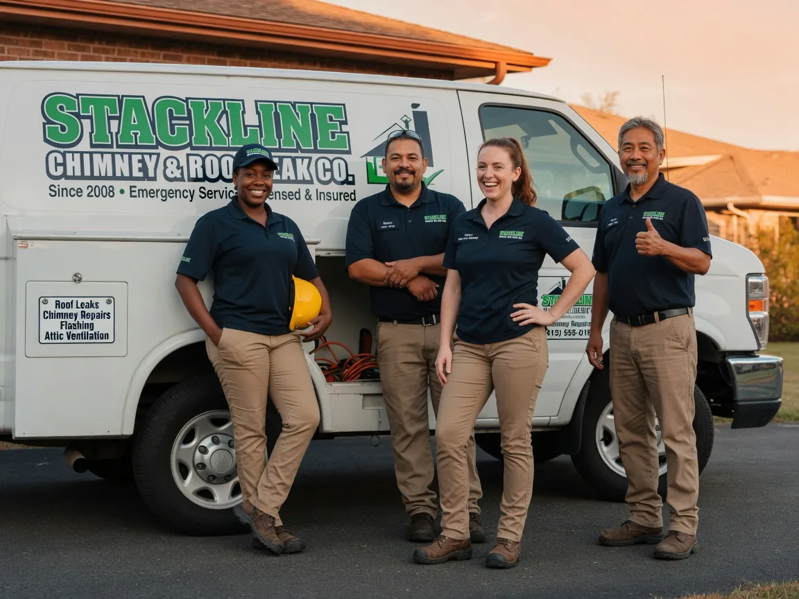 Chimney flashing repair company in Hubertus, WI